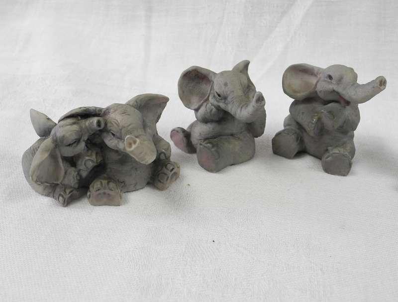 Mini Elephant Figurines