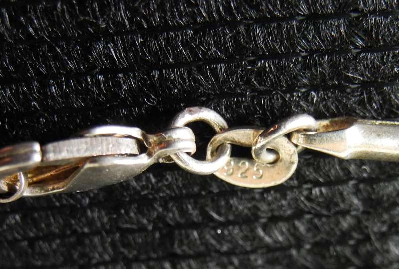 Vintage Sterling Silver Pendant & Necklace