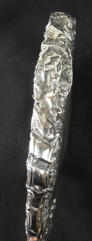 Antique Hallmarked Sterling Silver 3-Piece Hand Mirror and Brush Set