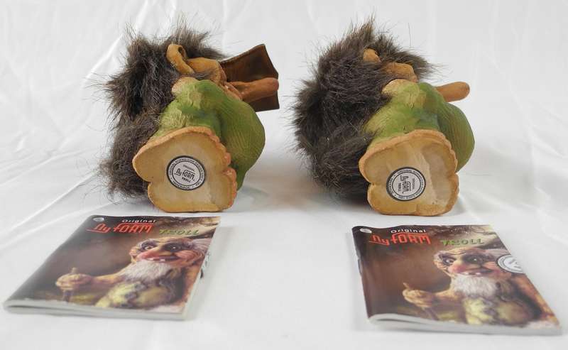 Collectible Norwegian NyForm Trolls  Troll # 018 and #019