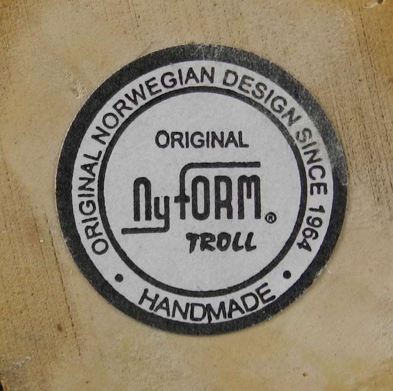 Collectible Norwegian NyForm Trolls  Troll # 018 and #019