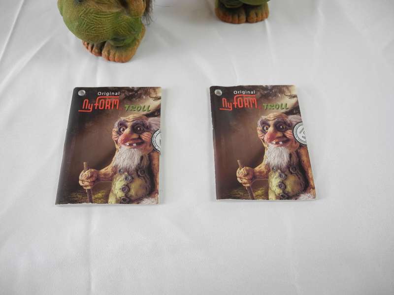 Collectible Norwegian NyForm Trolls  Troll # 018 and #019