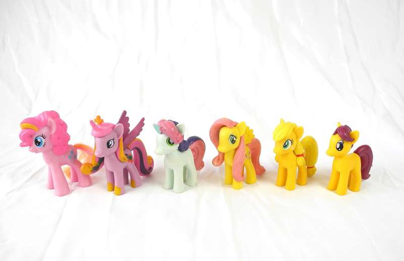 My Little Pony Friendship is Magic Blind Bag Figurines- Lot of 6