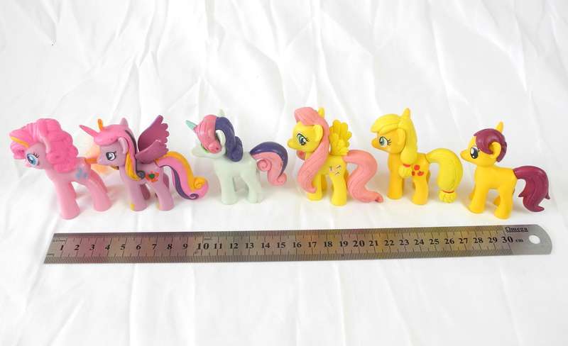 My Little Pony Friendship is Magic Blind Bag Figurines- Lot of 6
