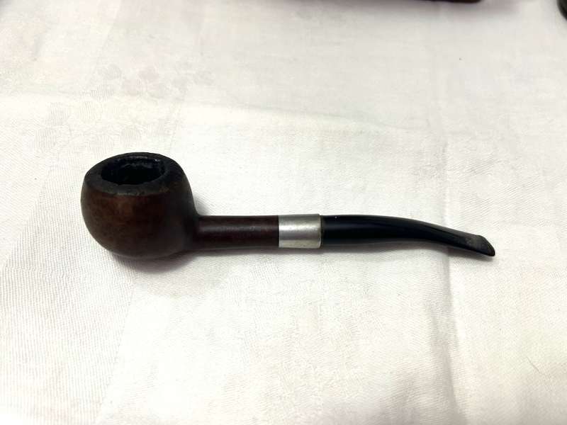 Vintage Wooden Yankee Clipper Pipe Box With Pipes