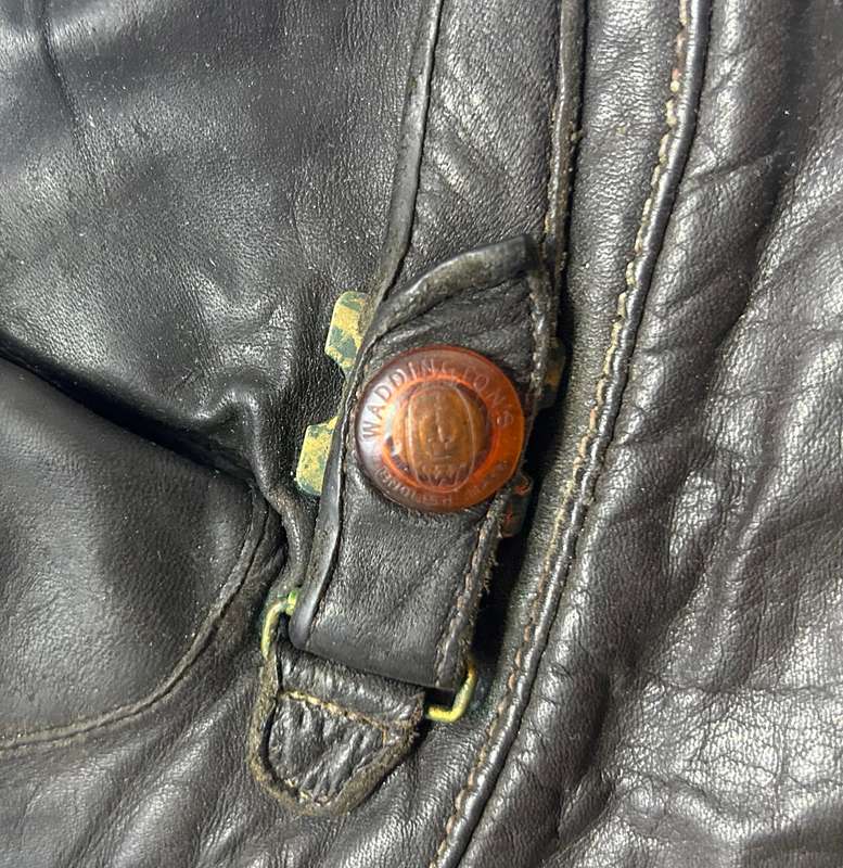 Vintage 1950s/60s Waddington's Leather Motorcycle gloves