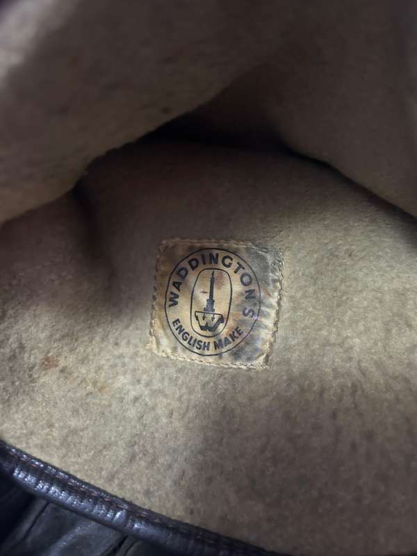 Vintage 1950s/60s Waddington's Leather Motorcycle gloves