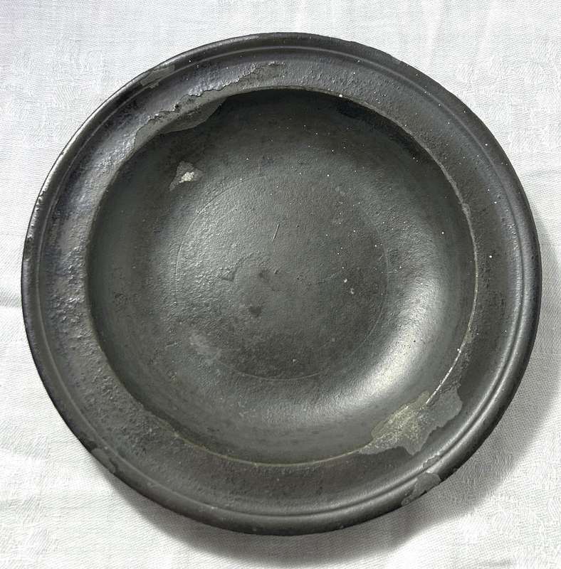 Townsend & Compton 1800's Pewter Dinner Plate