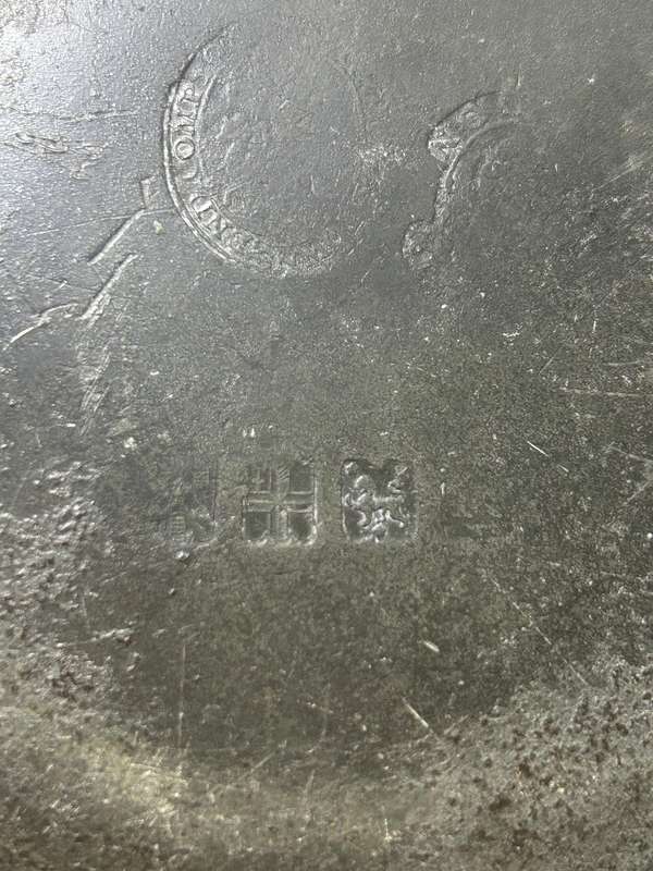 Townsend & Compton 1800's Pewter Dinner Plate