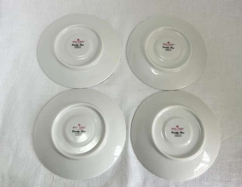 Royal Albert Country Rose Expresso Cups and Saucers