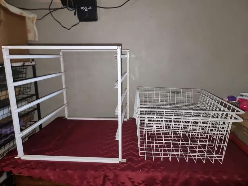 Storm Storage Runner Frame and Basket Set 3 Tier - Display Unit