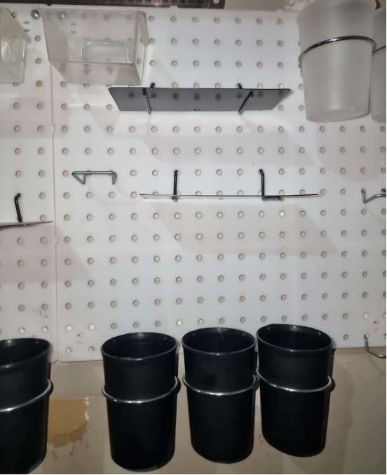 Pegboard and Container set - Peg board Storage - Display Unit STORAGE