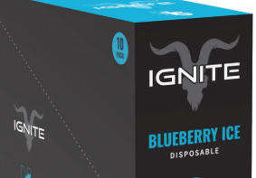 Ignite V6 Vape Pen 600 Puffs Blueberry Ice - Box of 10