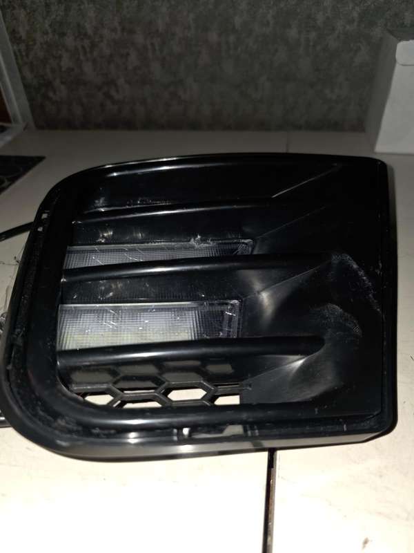 Polo WRC Bumper Foglight - Driver Side cover and  light