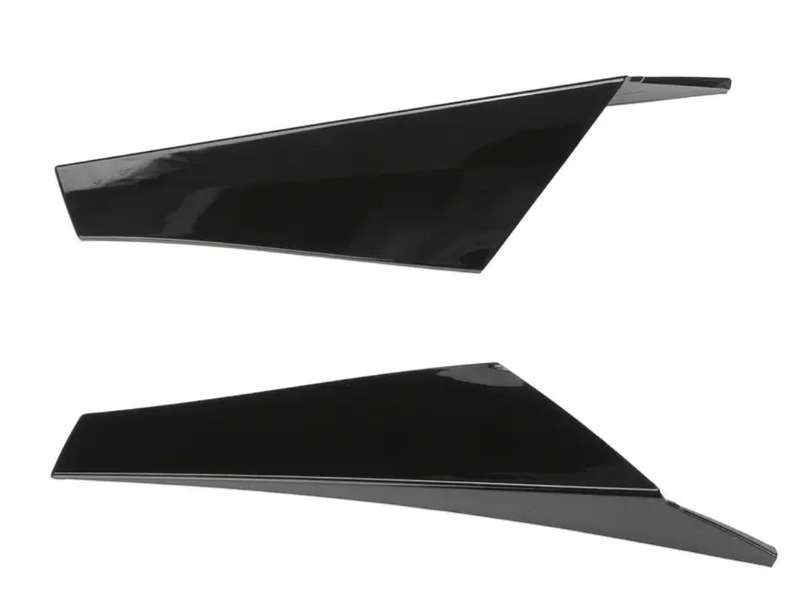 Rear Window Side Spoiler for VW Golf 8 2020+, ABS Gloss Black Canard Canoes Splitter