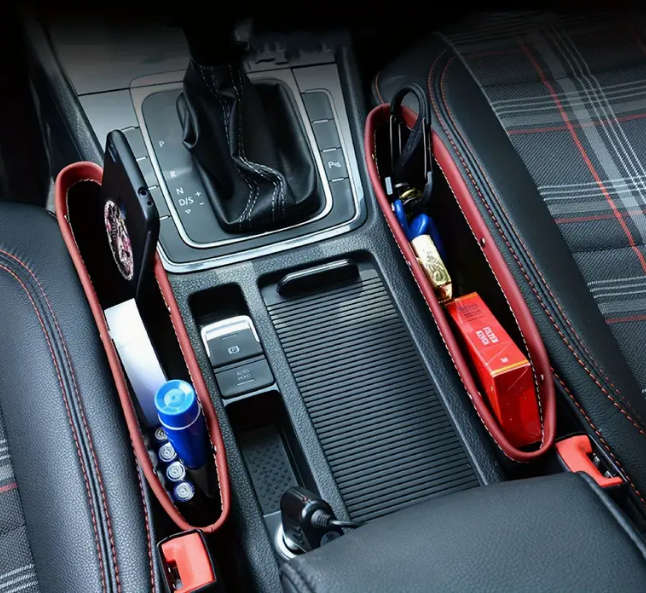 Creative Car Seat, Gap Leak-proof Sundries Mobile Phone Storage Box - 1 Gap Cover Per bid