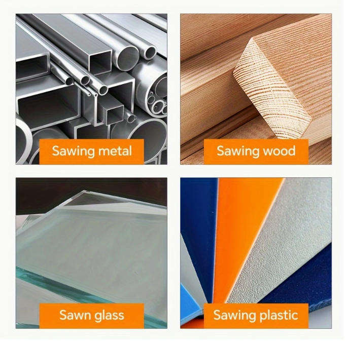 8-in-1 Multi-Purpose DIY Hand Saw Kit with Blades - Steel for Metal, Wood & Glass Cutting