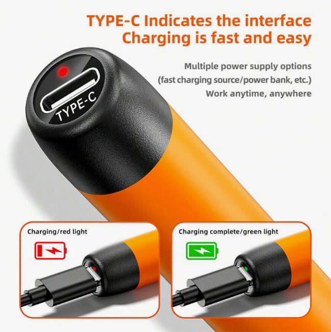 USB Wireless Soldering Iron Convenient Low Voltage Charging Handheld Soldering Tool - BLUE