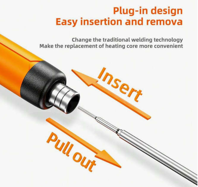 USB Wireless Soldering Iron Convenient Low Voltage Charging Handheld Soldering Tool - BLUE