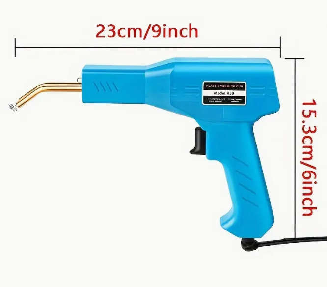 50W Plastic Welding Nail Gun Auto Body Fender Bumper Repair Kit Rapid Heating Hot Stapler Welding
