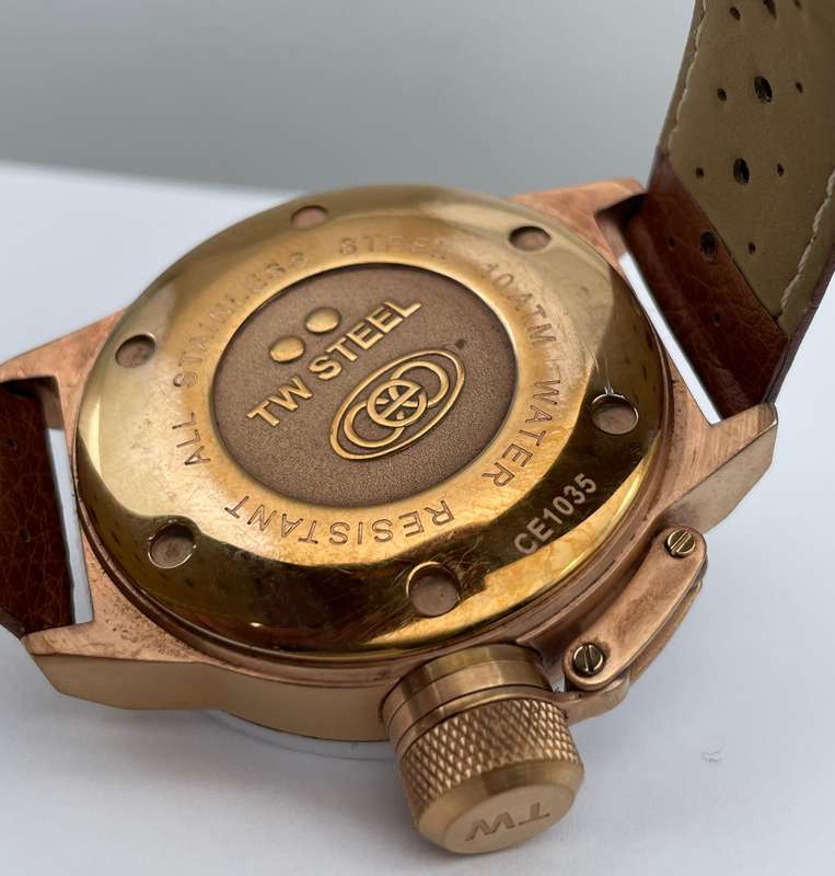 TW Steel Ceo Canteen White / Gold toned