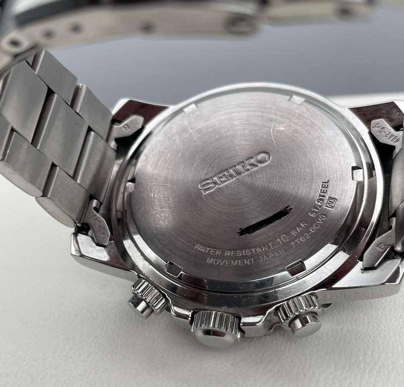 Seiko chronograph 100m Mens watch