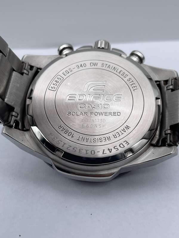 Casio Edifice Solar powered chronograph