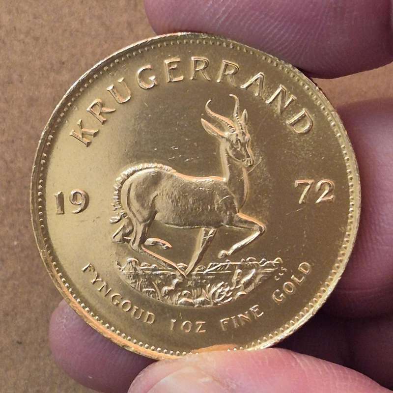 SCARCE 1972 1 Oz Gold Krugerrand (with Capsule)