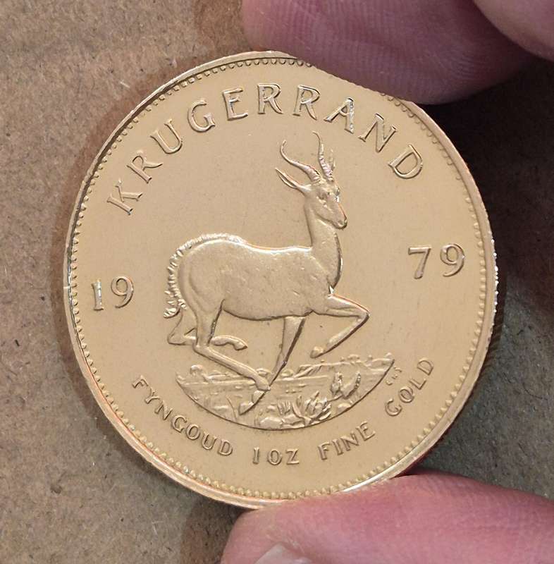 SCARCE 1979 1 Oz Gold Krugerrand (with Capsule)