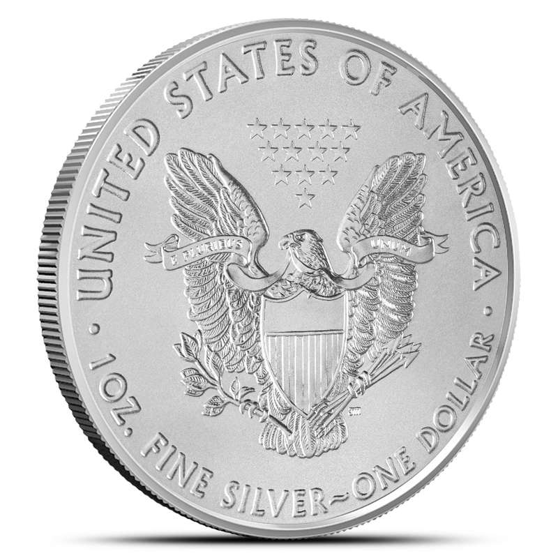 2018 1 oz American Silver Eagle Bullion Coin (incl capsule)