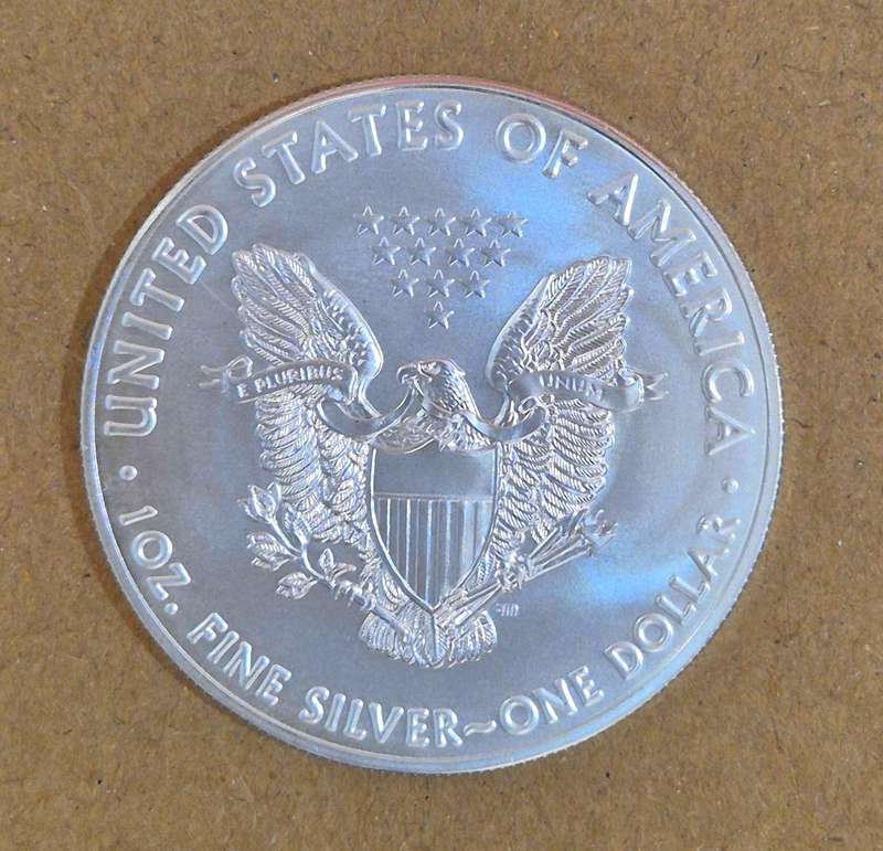 2018 1 oz American Silver Eagle Bullion Coin (incl capsule)