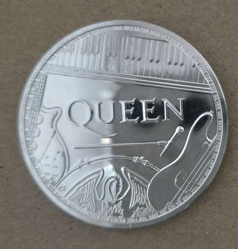 2020 Queen - Music Legends 1 oz Silver Bullion Coin