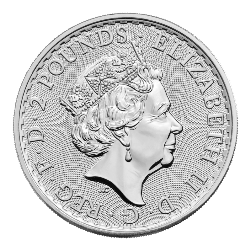 2022 Britannia 1 oz Silver Bullion Coin (+ capsule)
