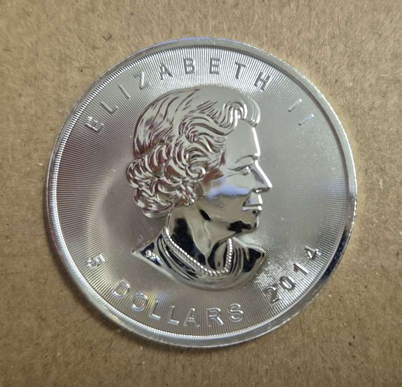 Canadian Silver Maple Leaf Coin (Various Dates)