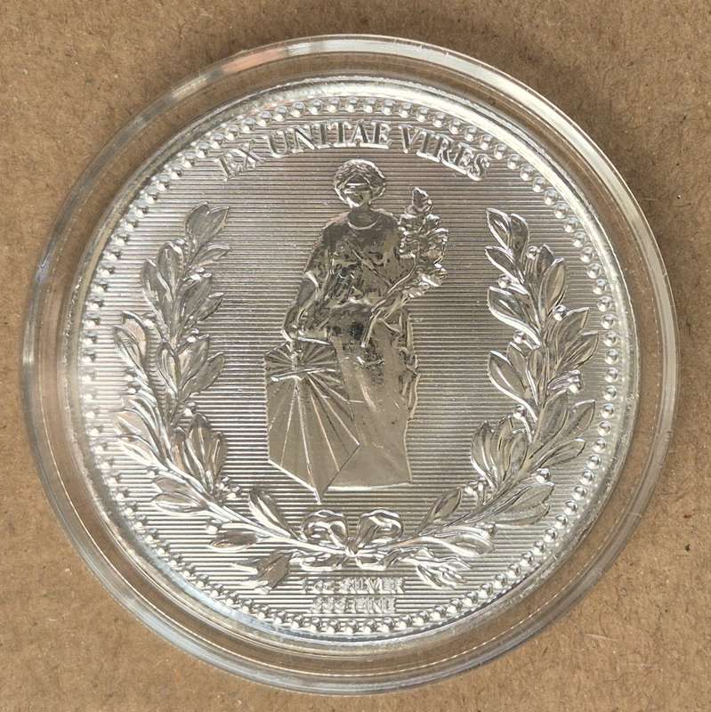 John Wick Continental Coin 1 oz .999 Silver Round BU Lion & Lady Liberty T5
