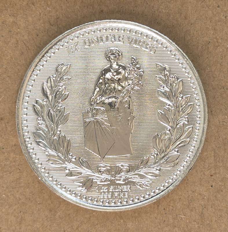 John Wick Continental Coin 1 oz .999 Silver Round BU Lion & Lady Liberty T5