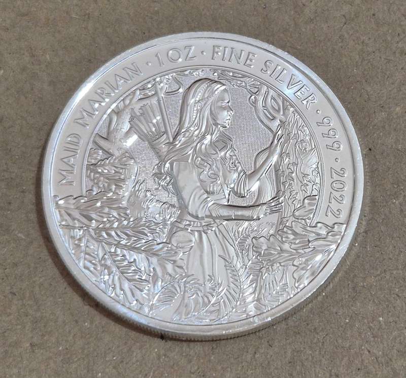Maid Marian 2022 1oz Silver Bullion Coin