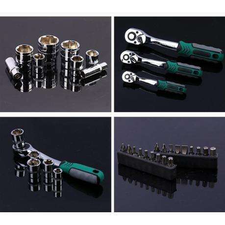 171 Pieces Chrome Vanadium Combination Socket Ratchet Set