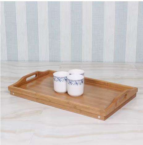 Lightweight Wooden Bamboo Serving Tray