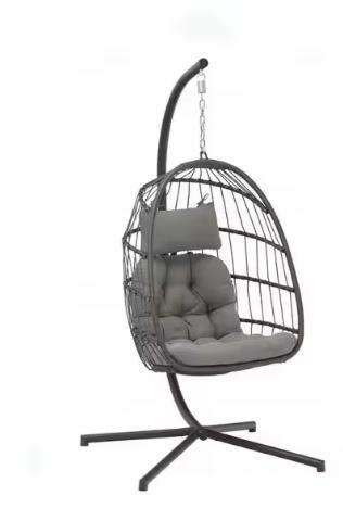 Egg Chair for Indoor Outdoor Bedroom Patio Hanging Basket Chair Hammock
