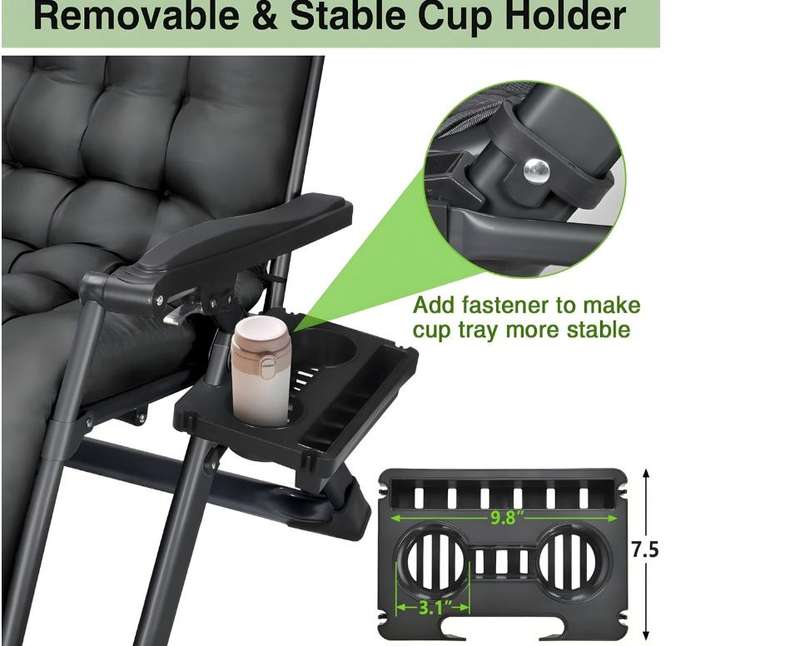 Foldable Adjustable Multi Functional Chair With Cup Holder