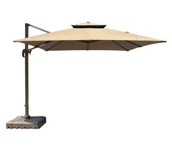 Luxury Italian Cantilever Umbrella For Patio Poolside & Garden