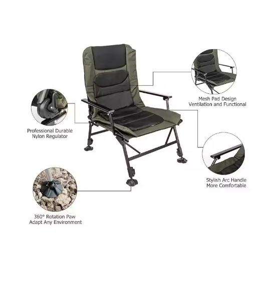 Foldable Adjustable Multi Functional Chair With Cup Holder