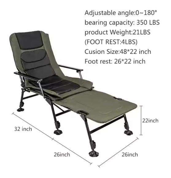 Foldable Adjustable Multi Functional Chair With Cup Holder