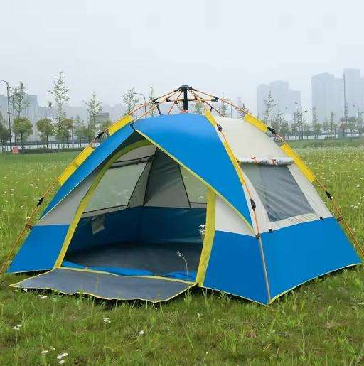Waterproof And Windproof With Double Doors Pop Up Automatic Tent