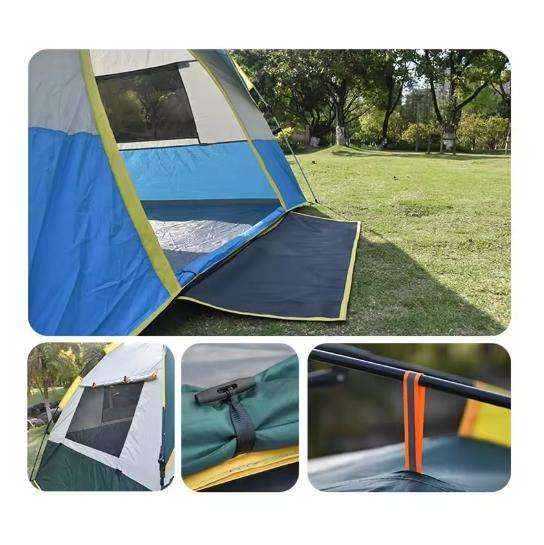 Waterproof And Windproof With Double Doors Pop Up Automatic Tent