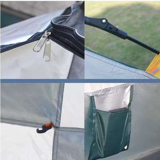 Waterproof And Windproof With Double Doors Pop Up Automatic Tent
