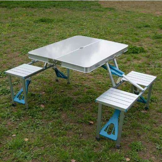 All-in-One Folding 4-Seater Portable Table