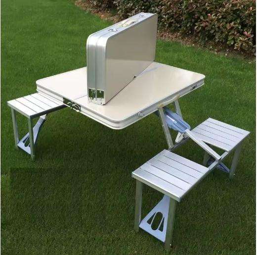 All-in-One Folding 4-Seater Portable Table