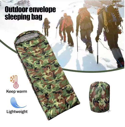 Camping Sleeping Bag - Camouflage